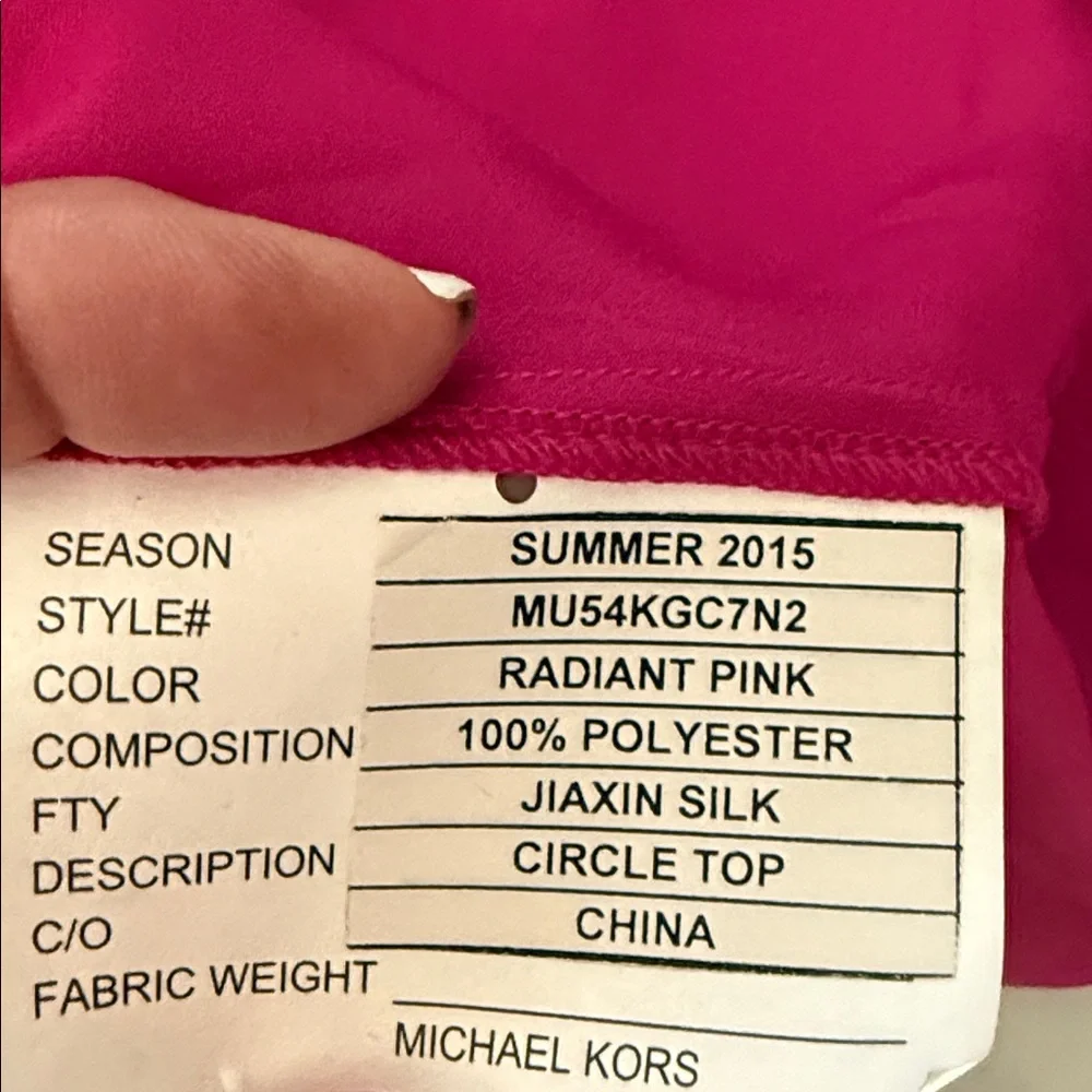 Michael Kors chic fuchsia